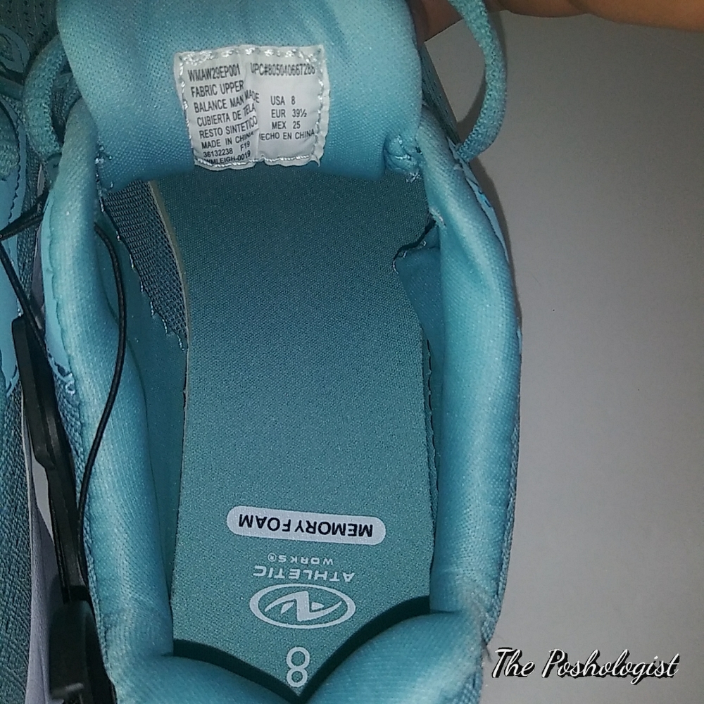 Athletic Works NEW Blue Platform Sneakers - Picture 5 of 7